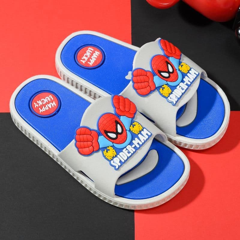 image-Kids Cartoon Slippers - Gray Spider-Man, Size 38-39, Summer 2023