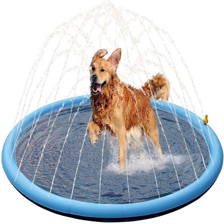 image-Spot Dog Water Spray Pad - 170cm PVC Inflatable