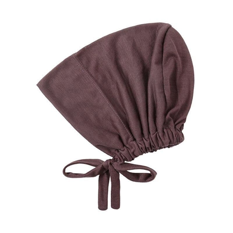 image-New Lycra Scarf - Chocolate - Adjustable Hijab with Shade Function