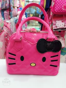image-Fashionable Korean Style Kids Crossbody Bag Rose Red