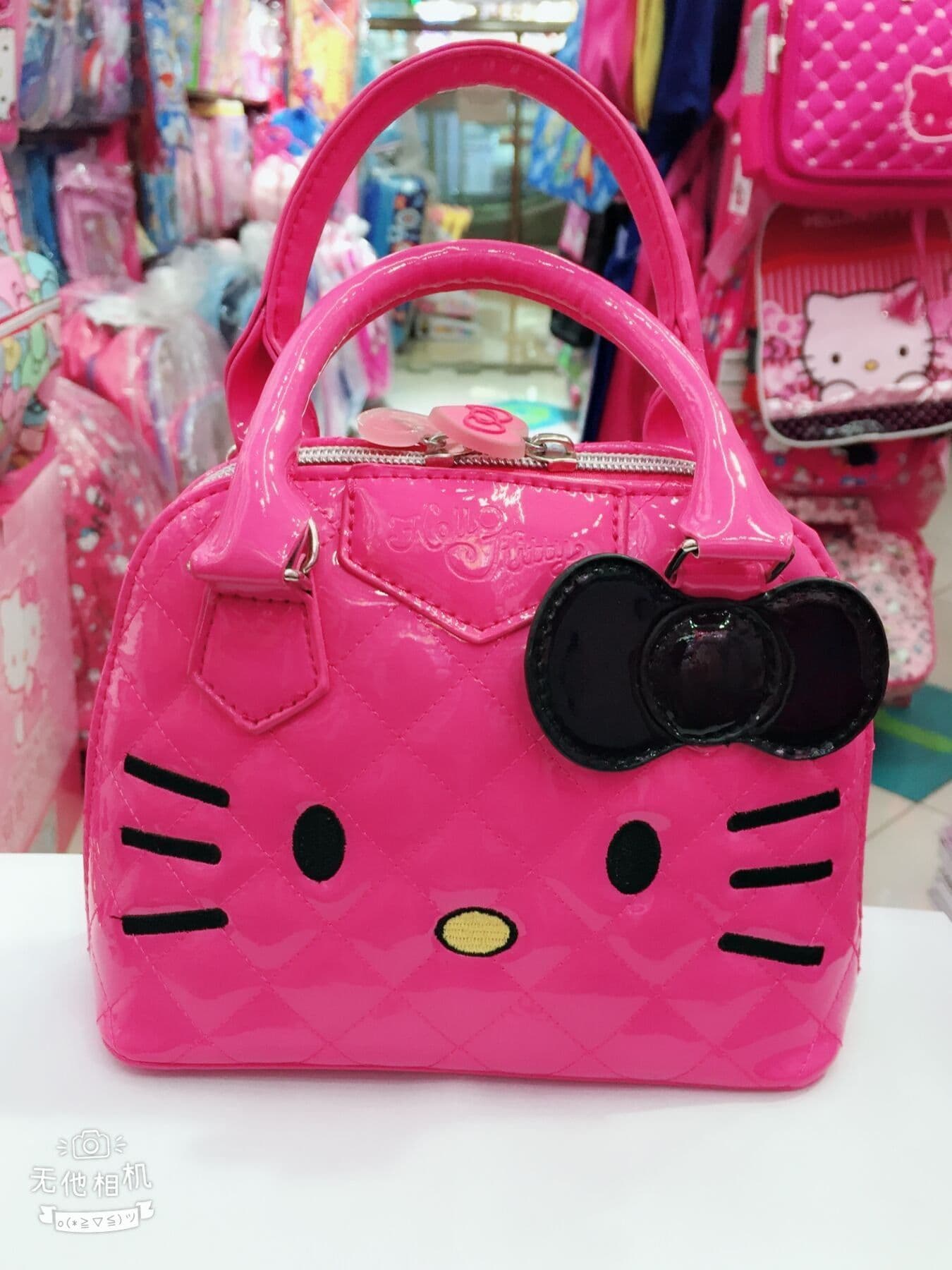 image-Fashionable Korean Style Kids Crossbody Bag Rose Red