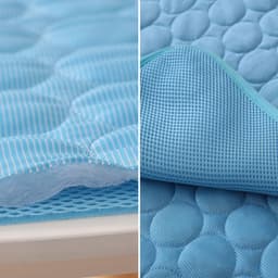 image-Pet Cooling Silk Mat for Cats & Dogs - Summer Cool Nest