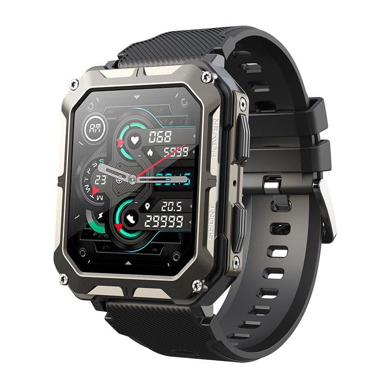 image-C20PRO Bluetooth Smart Watch - Heart Rate Monitor, Sports, Orange