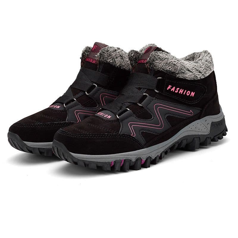 image-Unisex Winter Hiking Shoes - Gray Blue Size 49