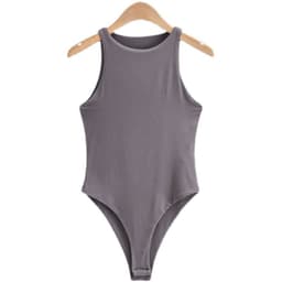 image-Sleeveless Jumpsuit - Slim Fit Top Black/White/Khaki S-XL Fashion Top