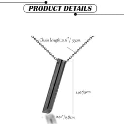 image-Stainless Steel Whistle Necklace - Meditation Breathing Pendant