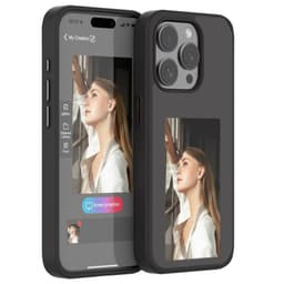 image-Suitable for Apple 15 mobile phone case anti-drop 15pro new ink screen iphone15promax mobile phone protective case