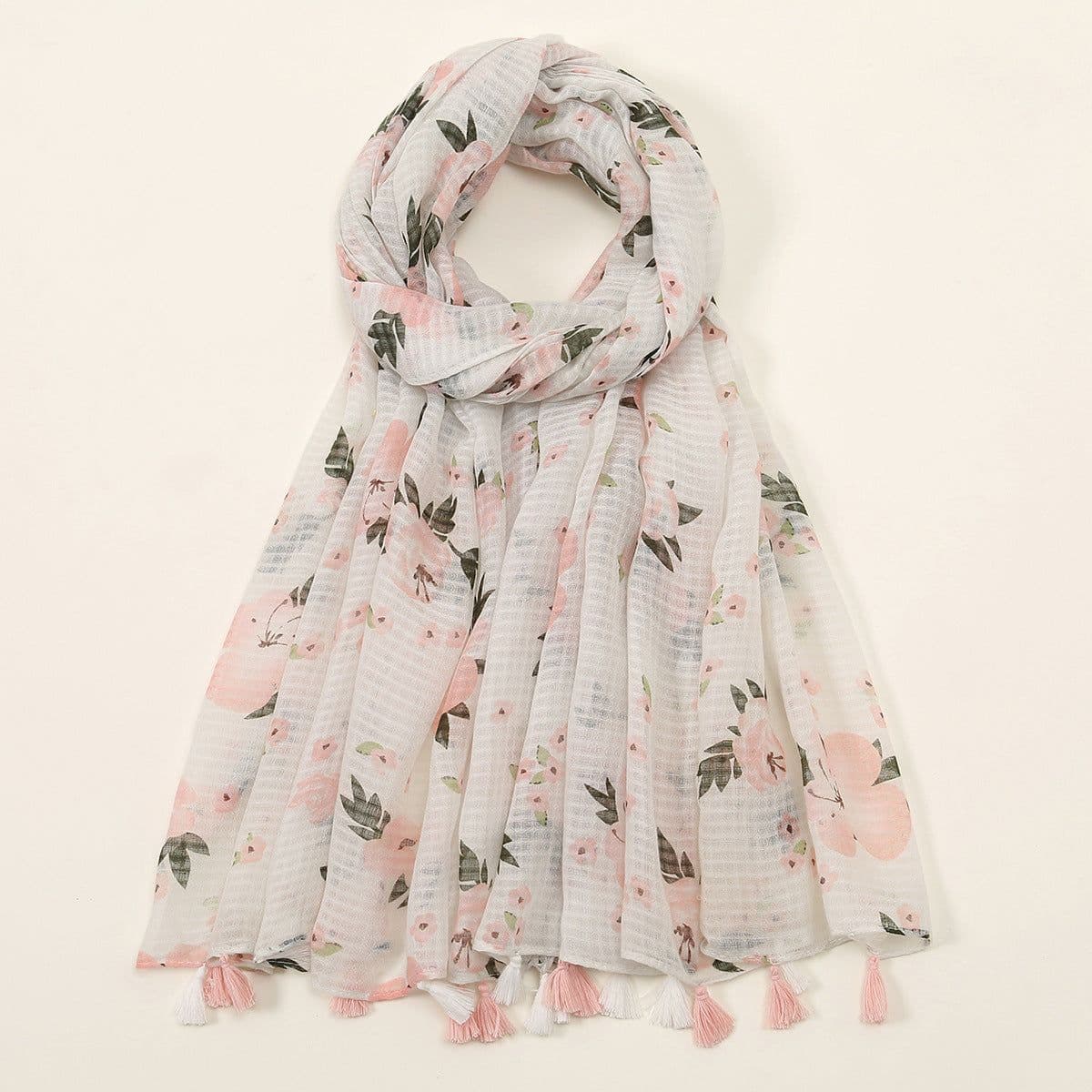 image-Japanese/Korean Butterfly Print Sun Protection Scarf, Beach Towel, 180x90cm