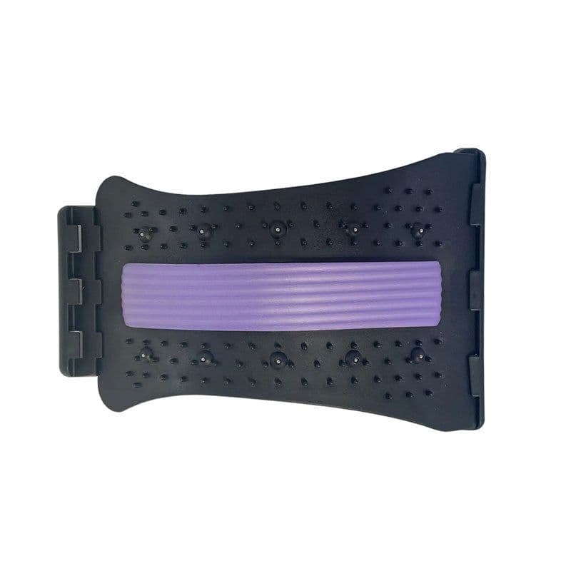 image-Yoga Stretch Belt - Lumbar Spine Relief, Purple, PP Material