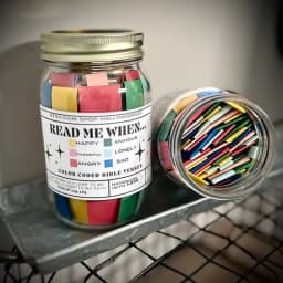 image-Large In Stock Bible Verses Jar for Emotions and Feelings Devotional Gifts