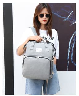 image-Butterfly Bags Mummy Backpack - Green Oxford Cloth