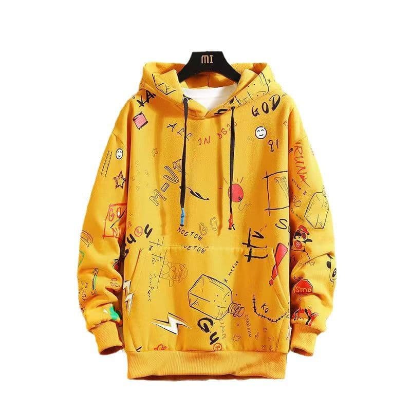 image-European & American Style Pikachu Hoodie - Casual Long Sleeve 3D Print Pullover