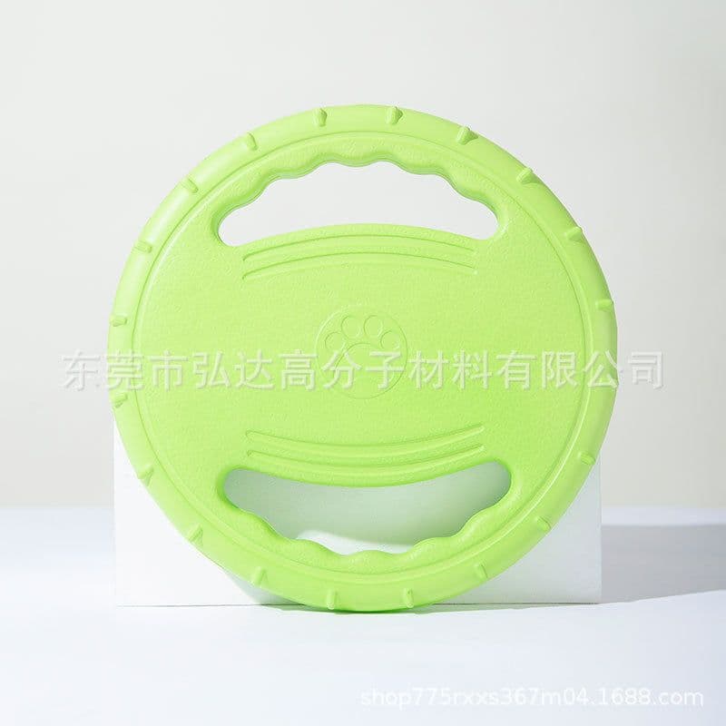 image-Red EVA Frisbee for Dog Training - 160g Bite-Resistant Toy