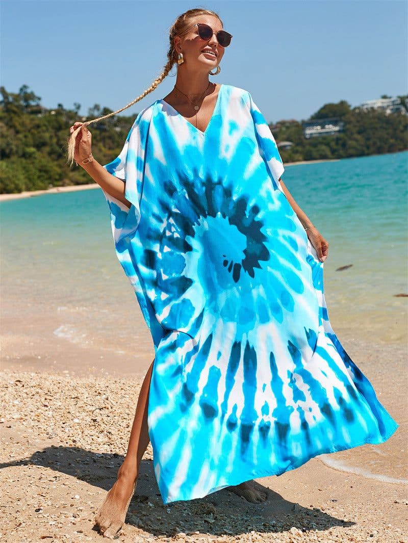 image-LH621 European and American beach blouse cotton skirt