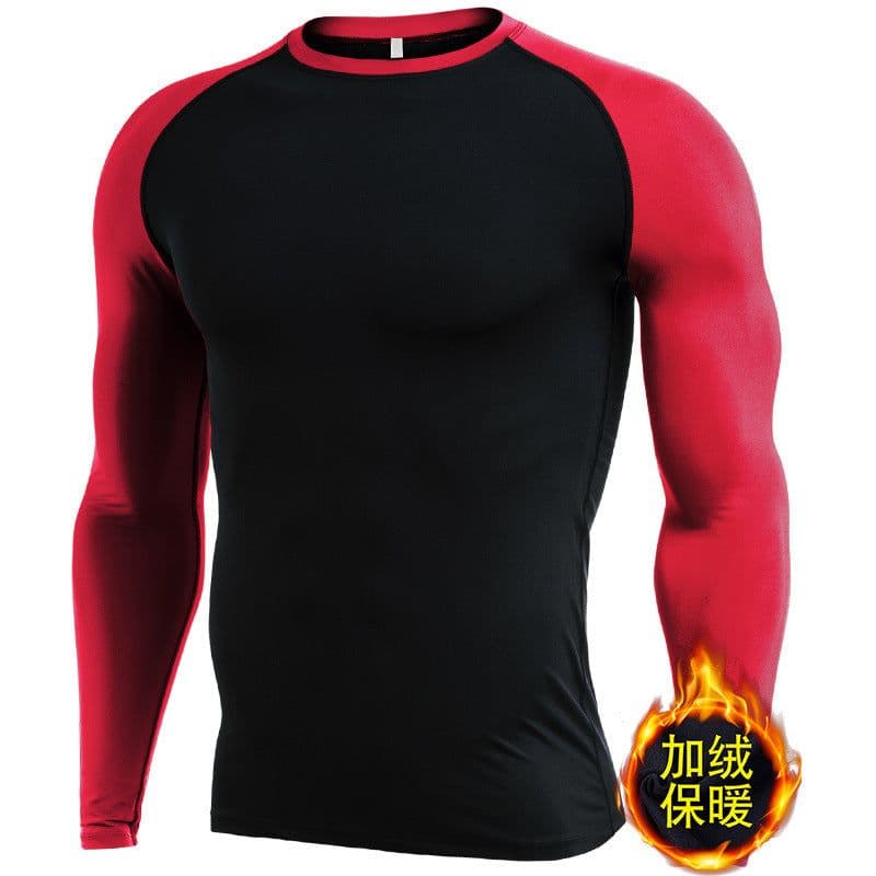 image-Si Ge Tu Fitness Long Sleeve - Gray 3XL Quick Dry