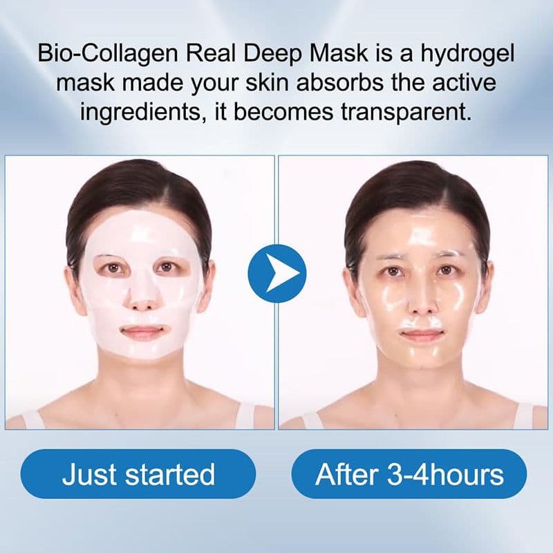 image-Collagen Deep Mask Moisturizing 34g - 4 Pack