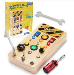 image-Dusan Wood Busy Board - Christmas Tree 15cm