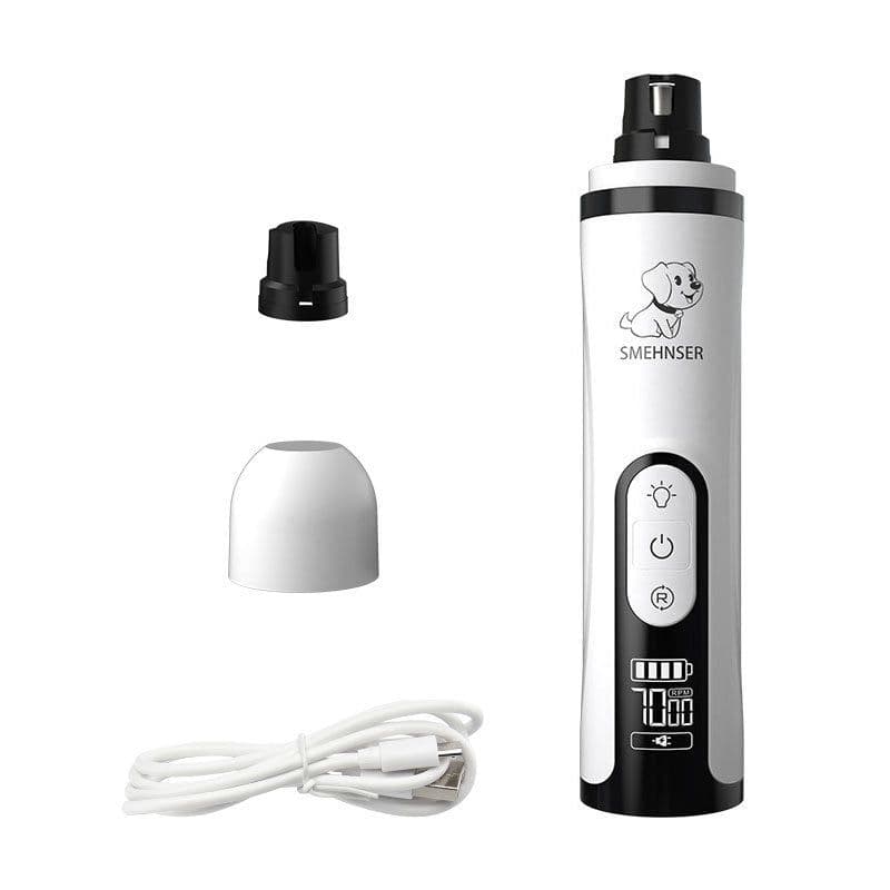 image-M5 Pet Nail Grinder LED Double Light Rechargeable