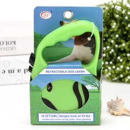 image-Auto Retractable Dog Leash - 5M ABS Walking Chain Rope
