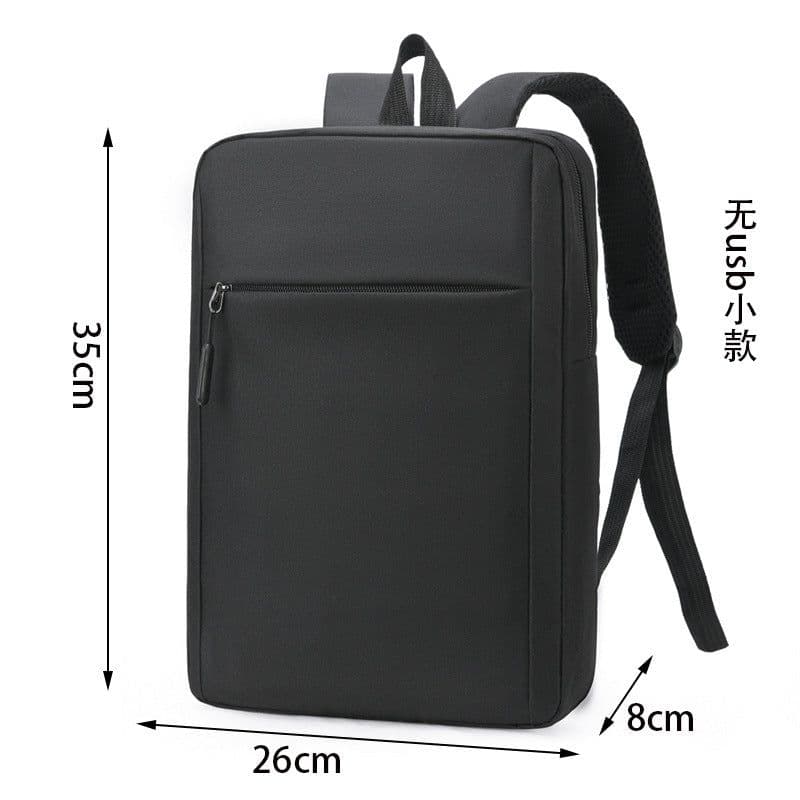 image-Little Elite 20-35L Business Backpack - Gray USB Charging Oxford Cloth