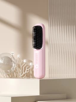image-Xuandeli S7 Wireless Hair Straightener Comb - Ceramic LCD