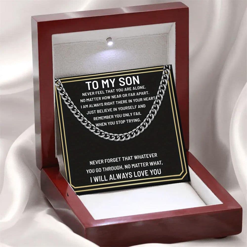 image-Cuban Link Copper Necklace - Women's Cross Chain