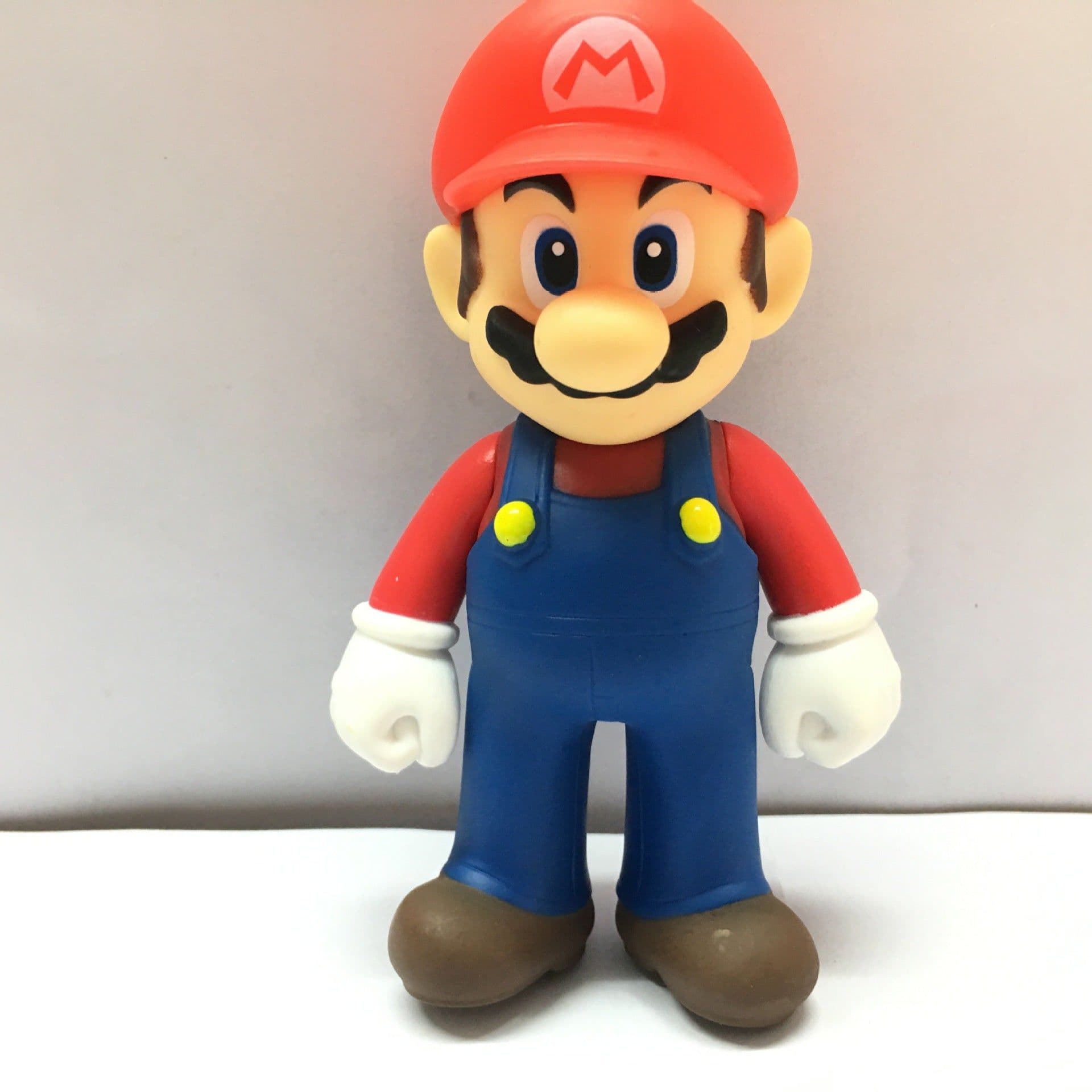 image-Hot sale 5 inch Super Mario Mario Mushroom Man Sugar Gum Doll Hand Model Multi-color optional gift