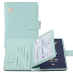 image-Passport Holder - Aircraft Design PU Leather