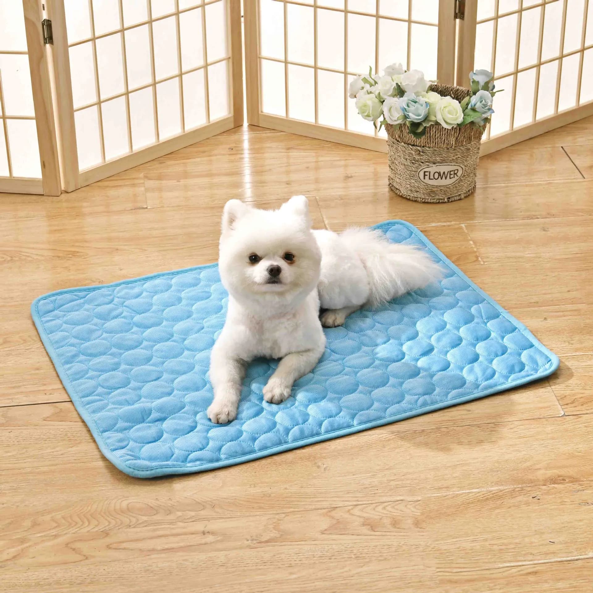 image-Dog Ice Silk Mattress XXL 150x100cm Summer Pet Mat