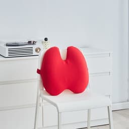 image-Office Chair Lumbar Cushion - Blue Memory Foam Backrest Pillow for Pregnant Women