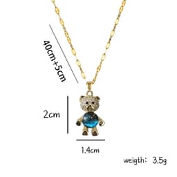 image-Titanium Steel Diamond Necklace - Women's Clavicle Chain