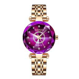 image-SENO Women's Watch - Purple 26mm Stainless Steel