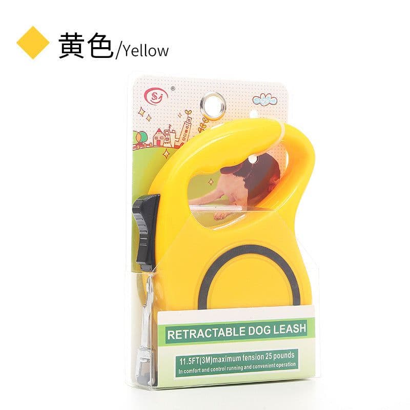 image-Auto Retractable Dog Leash - 5M ABS Walking Chain Rope
