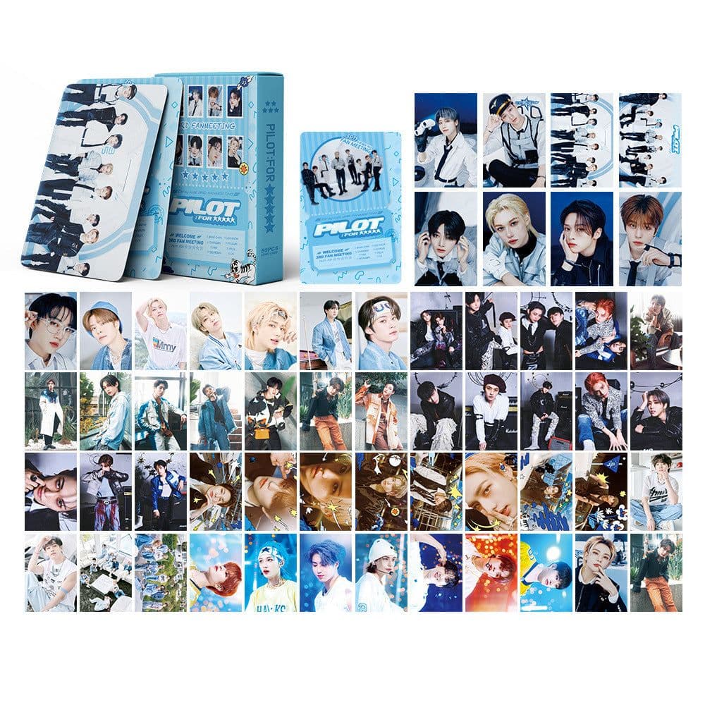 image-SK Stray Kids Album Cards - Bang Chan, Lee Know, Hyunjin