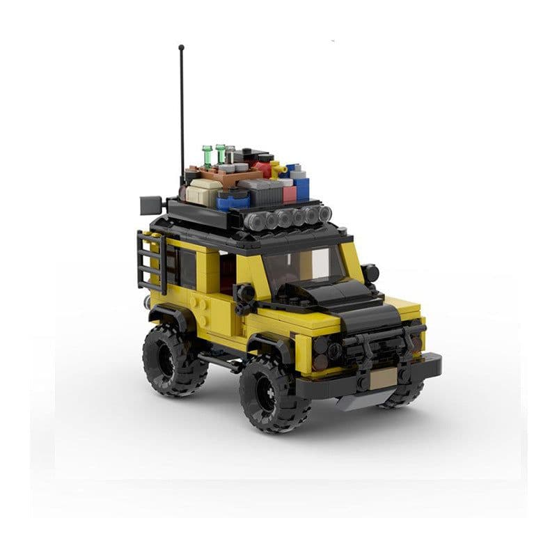 image-Cross-border hot selling compatible LEGO small particle building blocks MOC-75900 Land Rover Defender off-road 8-grid car toy set