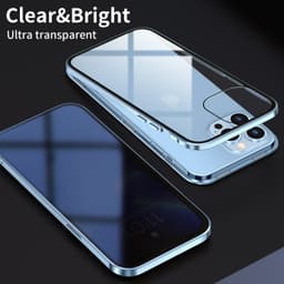 image-Suitable for Apple 13Pro privacy Magneto mobile phone case iPhone13Promax magnetic double-sided glass case