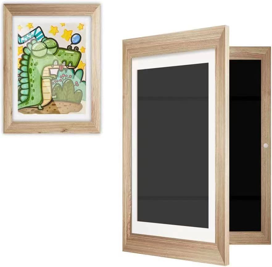 image-Wooden Photo Frame A4 Wood Modern Minimalist