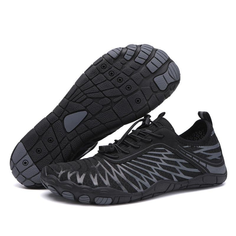 image-Unisex Water Shoes - White Mesh Low Cut