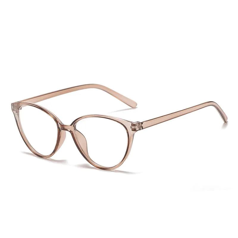 image-New color-changing anti-blue light glasses women's trendy retro glasses frame glasses frame fashion cat's eye color-changing glasses men