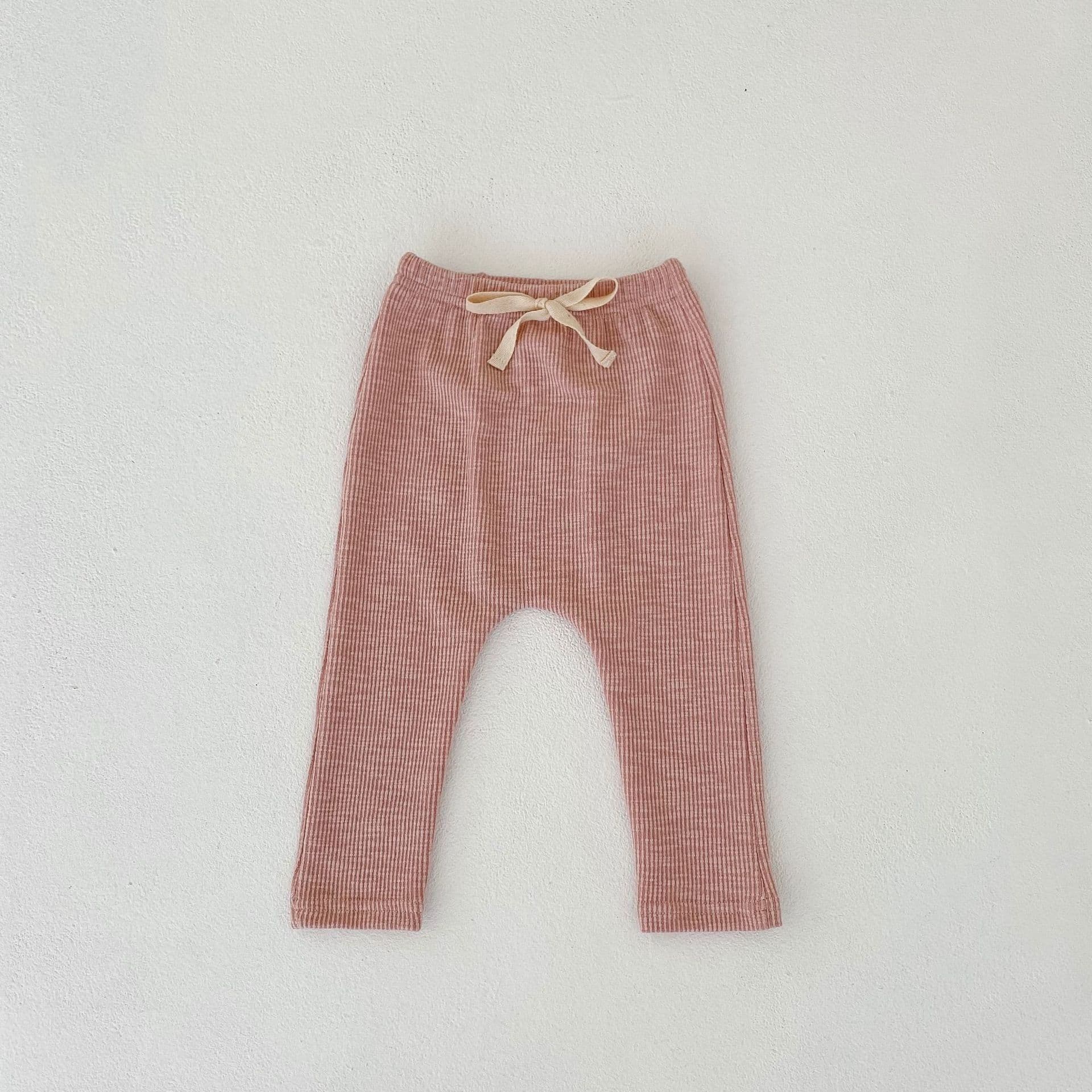 image-Engepapa Baby Trousers - Apricot Cotton 0-1Y
