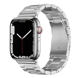 image-Xia Yang Universal Apple Watch 7 Steel Strap - Silver 42mm