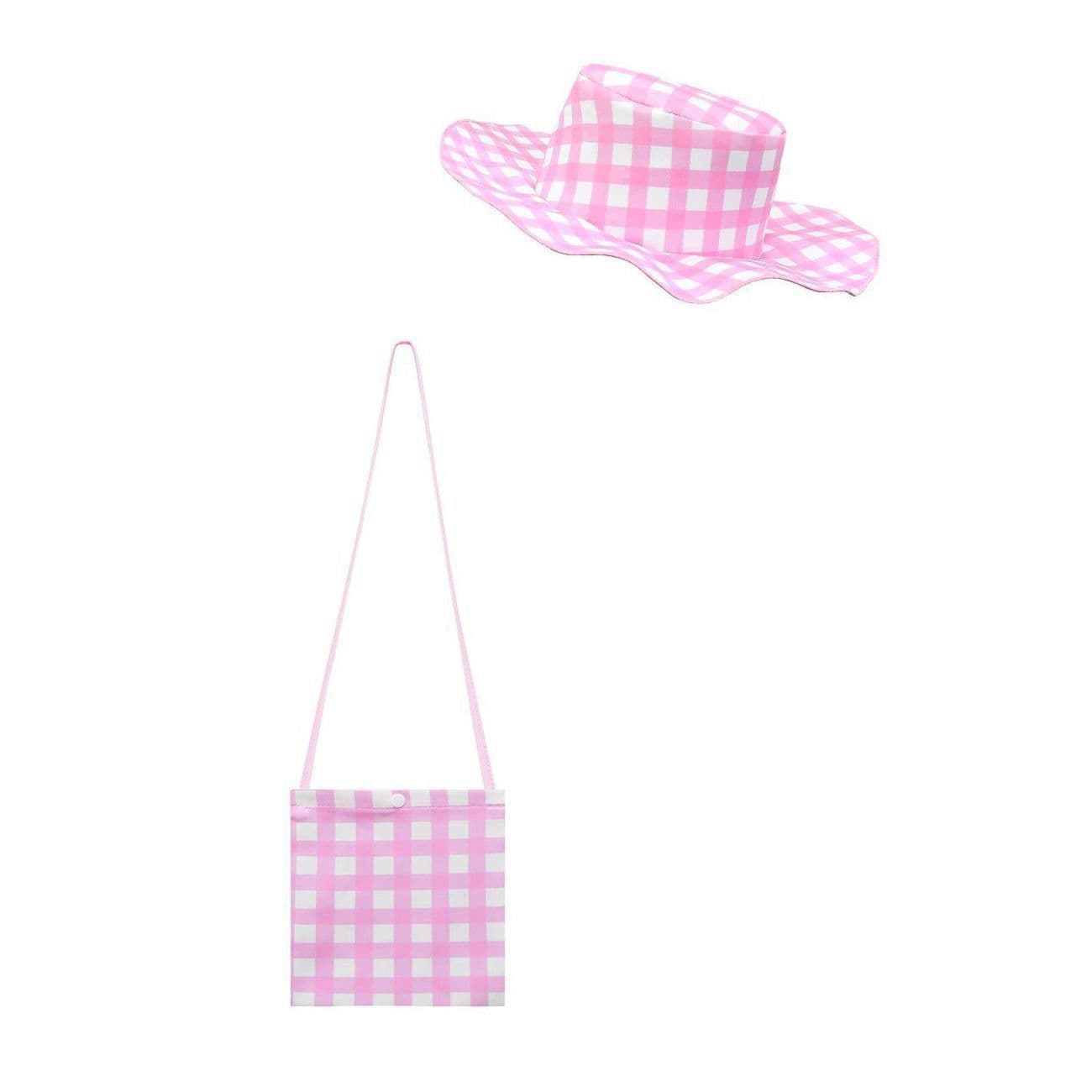 image-Barbie Character Accessories Set - Hat Bag Jewelry Bow