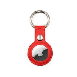 image-Aikefei AirTag PU Leather Keychain Case - Gold, In Stock