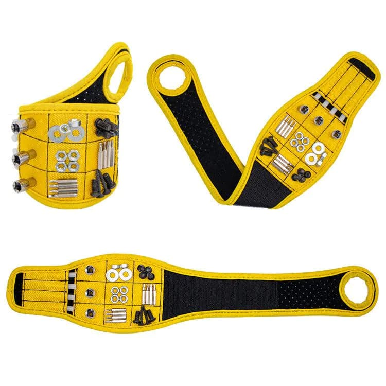 image-Magnetic Wrist Strap - 9 Tools Adjustable