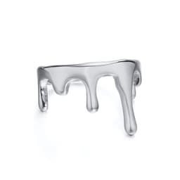 image-Huanmu Titanium Steel Ring Gold Geometric