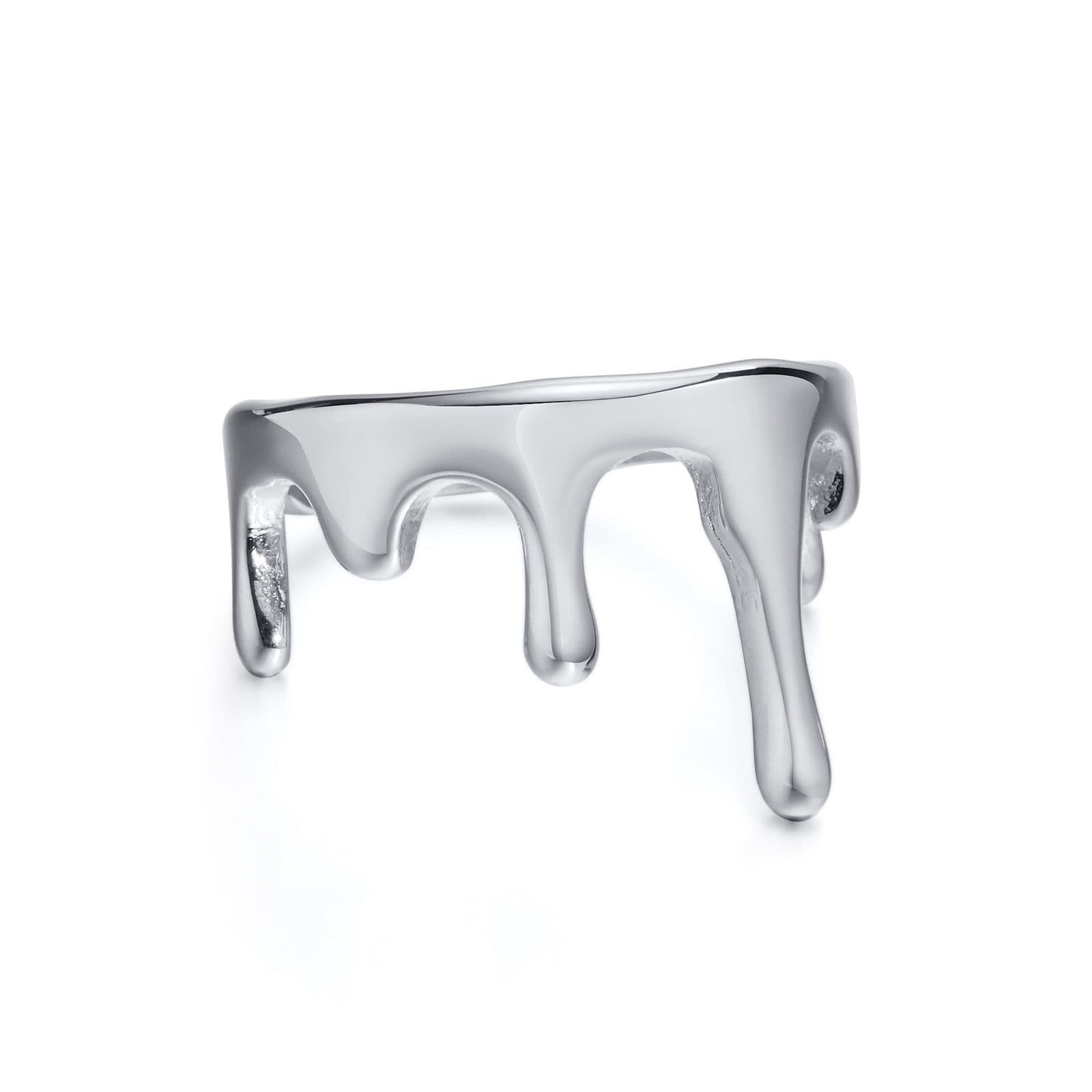 image-Huanmu Titanium Steel Ring Gold Geometric