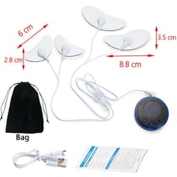 image-Portable USB Foot Massager EMS Machine with Charging Foot Pad