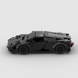 image-Compatible with Lego small particle racing sports car moc puzzle assembly DIY children's building block toys cross-border wholesale