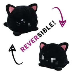 image-Cross-border foreign trade reversible cat doll plush toy double-sided octopus cute animal style reverse Yoda doll generation