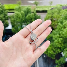 image-Doodle Character Stainless Steel Necklace